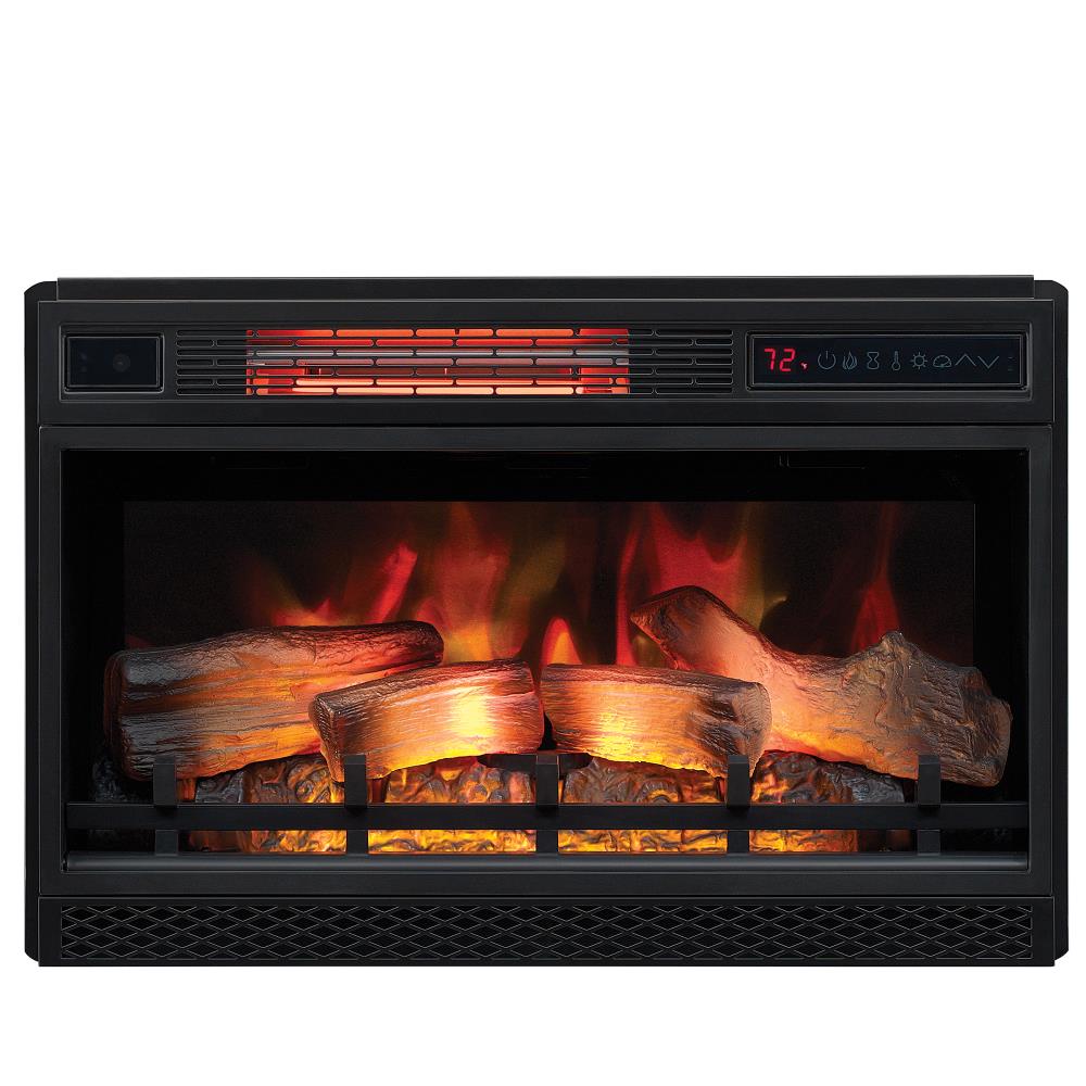 ClassicFlame 27-in Black Electric Fireplace Insert 26II042FGL