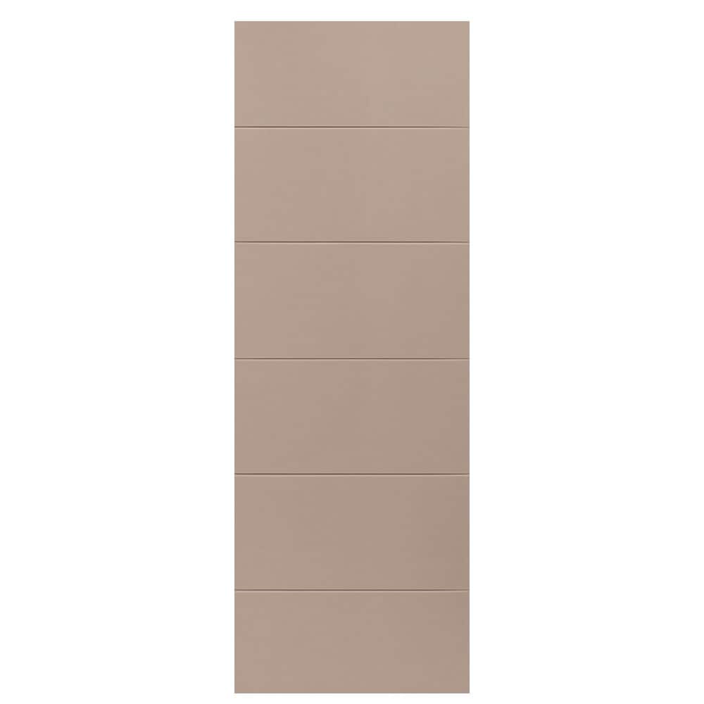 Masonite Melrose 28-in x 80-in Sandpiper Flush Smooth Hollow core Prefinished Molded composite Slab Door