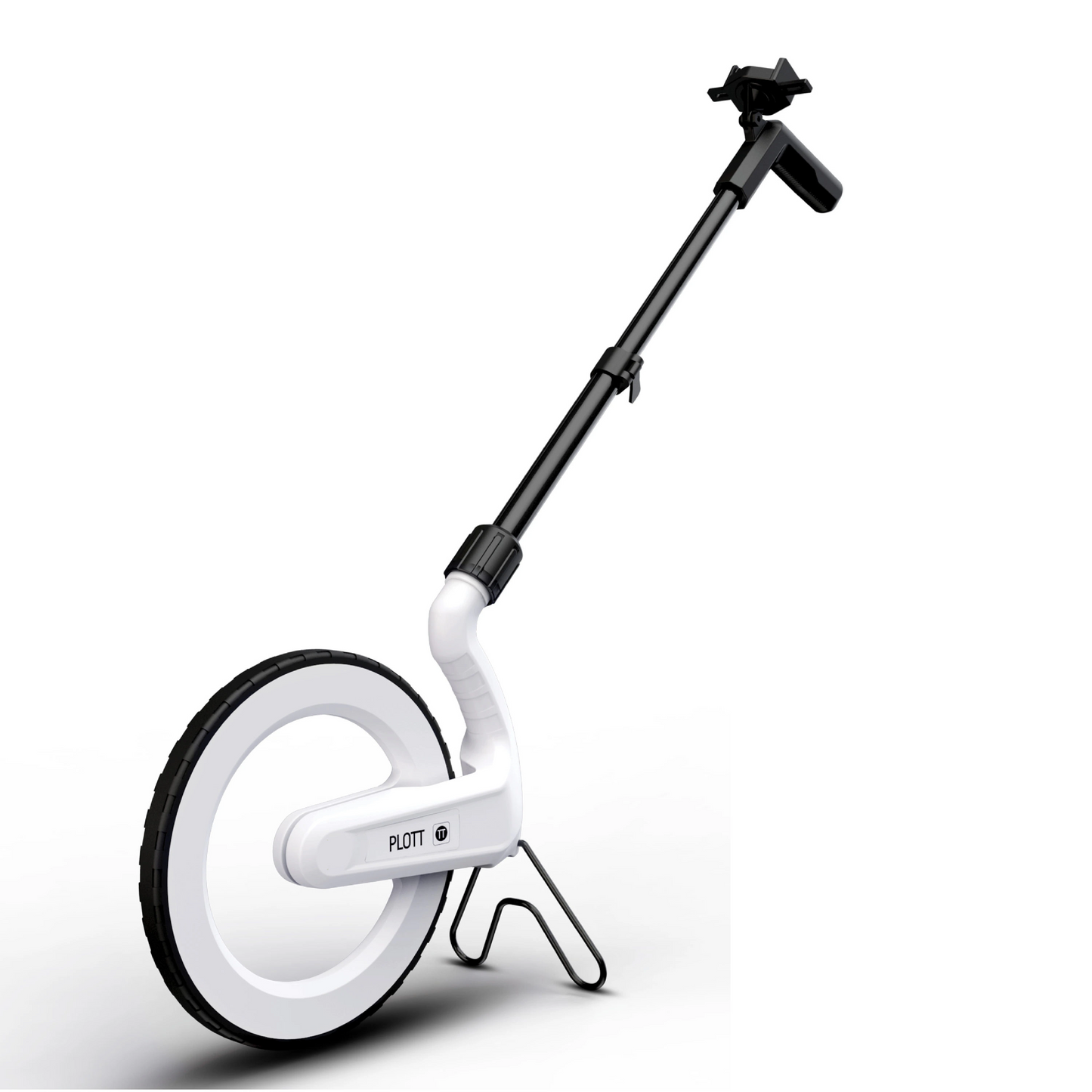 Plott Carta Bluetooth Mapping Measuring Wheel - Digital Display, Lockable, 1000000 Feet Max Distance, Backlit, 12.5-in Diameter 906232