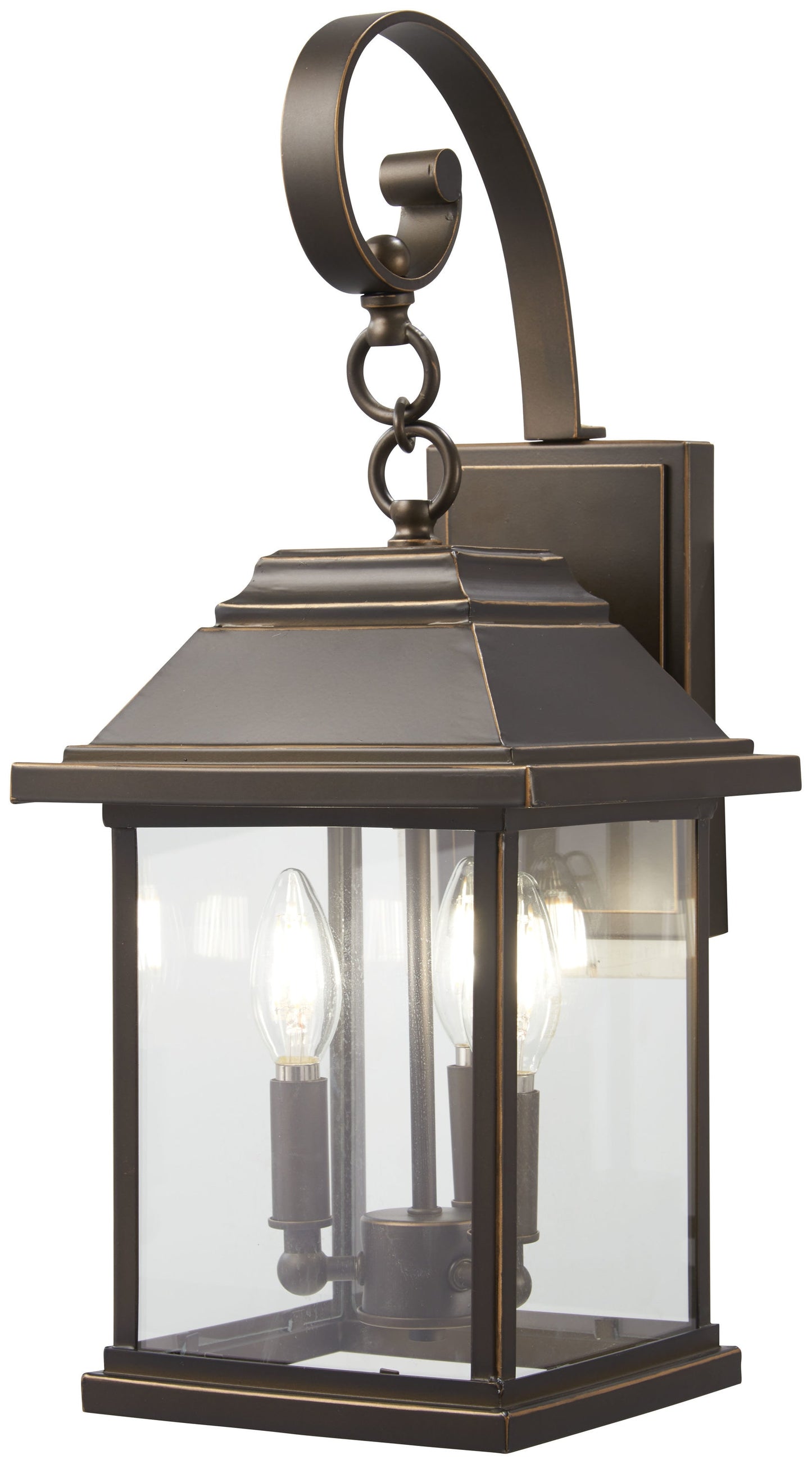 Minka Lavery Mariner's Pointe 3 -Light 21.5-in H Oil-rubbed Bronze Hardwired Outdoor Wall Light 1664826