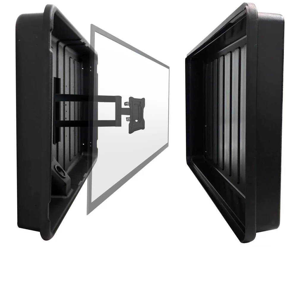 Storm Shell Black Abs 27-in W x 8-in H Outdoor TV Cover SS-44