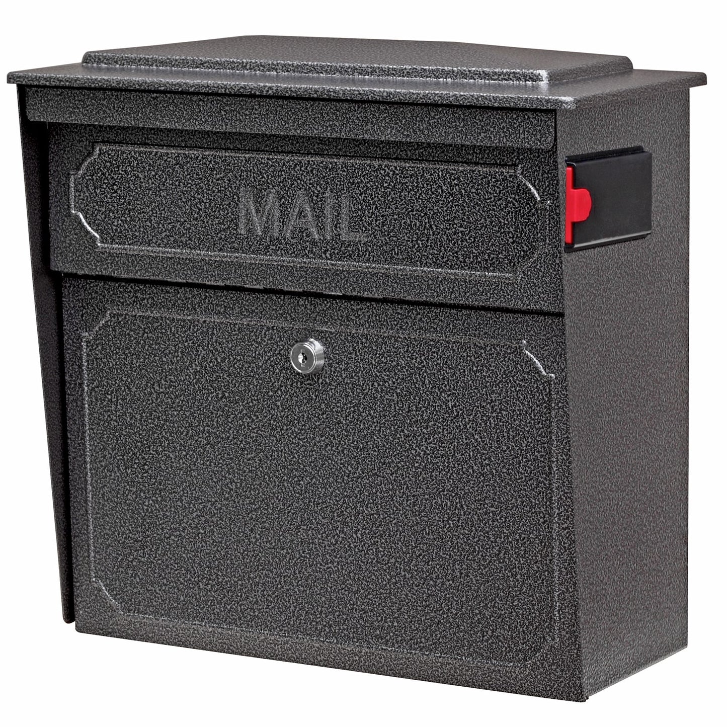 Mail Boss Wall Mount Multiple Colors/Finishes Metal Large Lockable Mailbox 7175