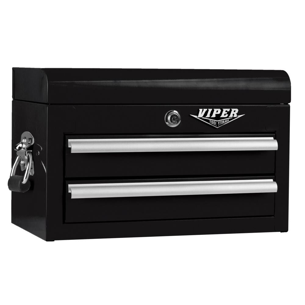 Viper Tool Storage 18-in W x 11.5-in H 2-Drawer Steel Tool Chest (Black) V218MCBL