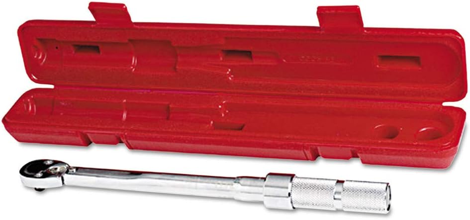 3/8" DRV Ratchet Head Micrometer Torque Wrench 20-100 ft-lb