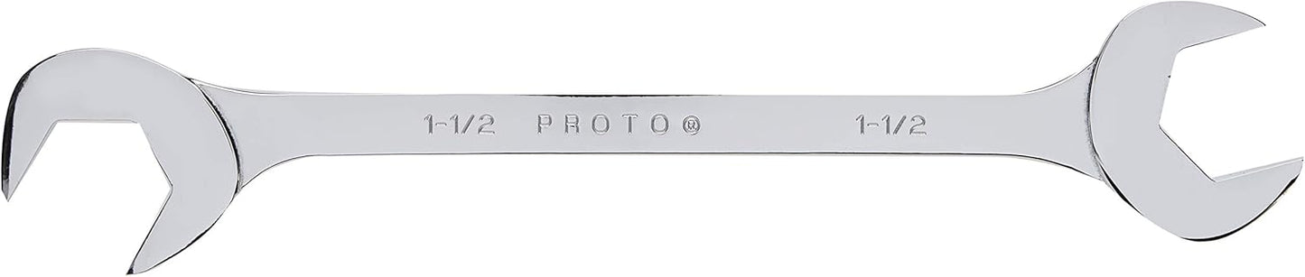 Stanley Proto J3148 Full Polish Angle Open End Wrench, 1-1/2", 1-pc