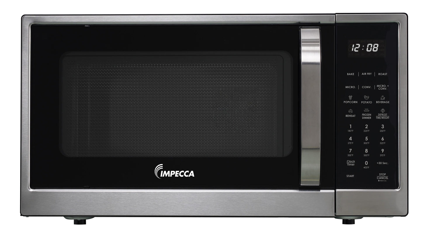 Impecca 1.3-cu ft 1000 -Watt Air Fry Countertop Convection Microwave ( Stainless Steel )