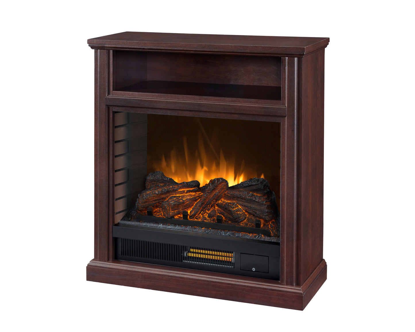 Pleasant Hearth 30-in W Cherry Fan-forced Electric Fireplace 25-720-15