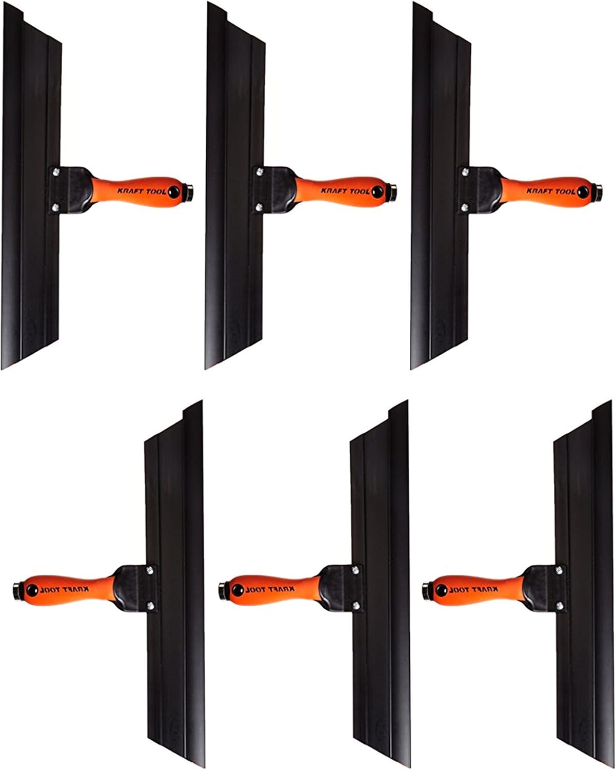 Kraft Tool Co. GG244 18 in. Squeegee Trowel, 6-Pack