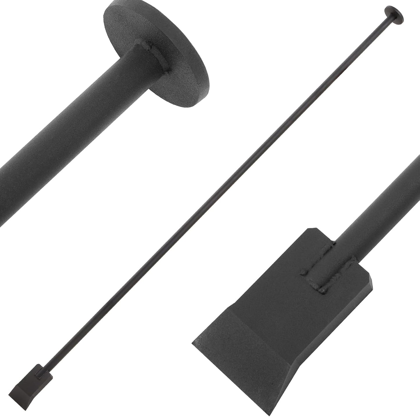 Root Cutter Digging Tool, 72 Inch Steel Tamping and Digging Bar Heavy Duty Garden Remover Tool for Bamboo Tree Roots Firewood Cutter Rocks Shrubs Bushes Stumps