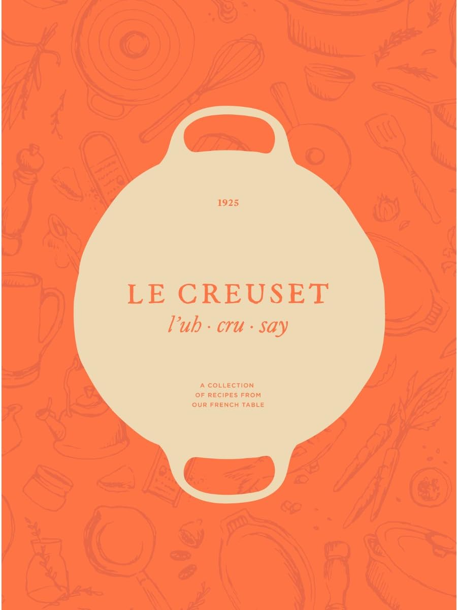 Le Creuset Cookbook, Orange, 8.75" x 11"