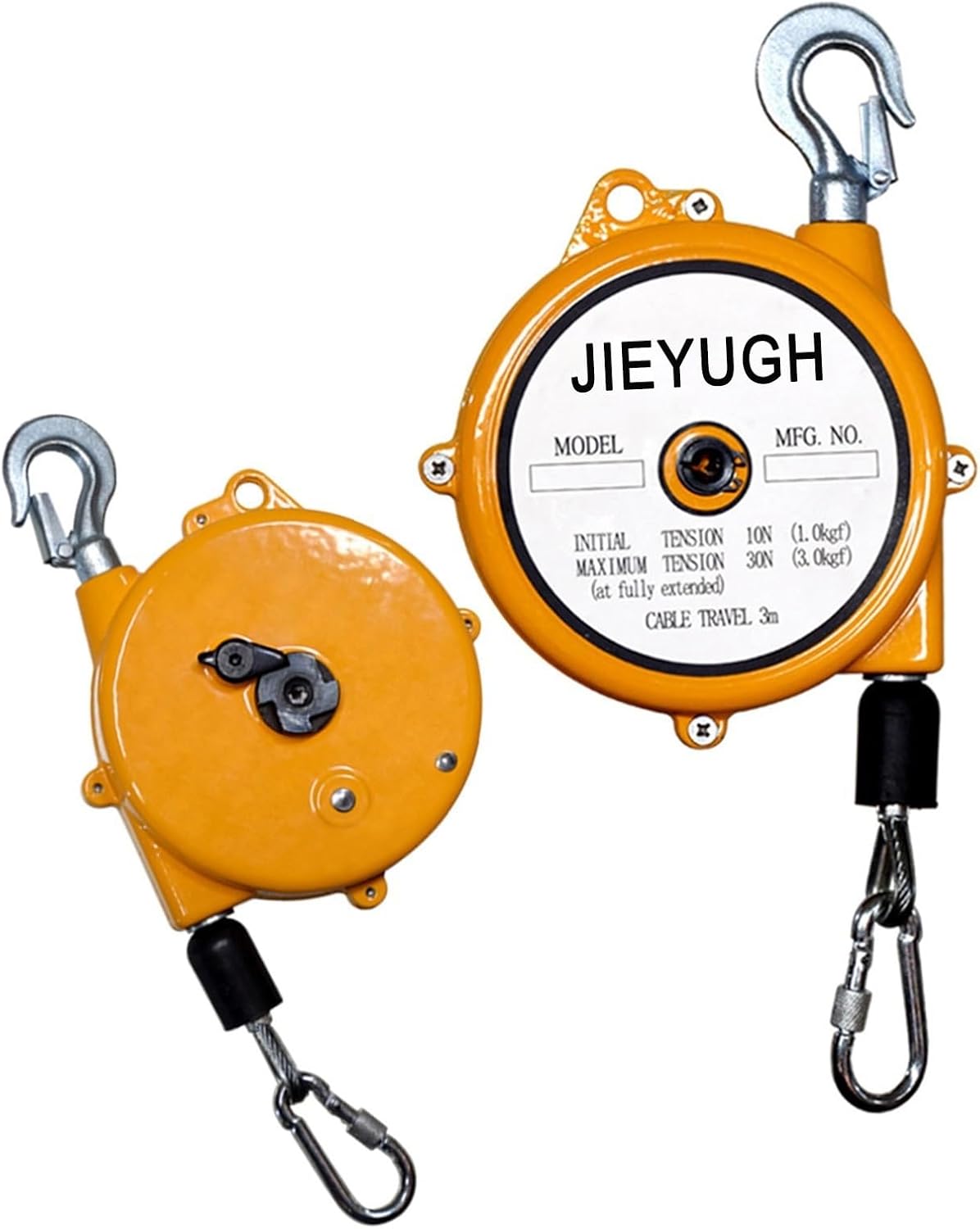 Retractable Spring Balancer ,Self-Locking Ratchet Device with 3-m Wire Rope Hanging Holding Equipment,Workshop and Automotive Equipment, Multifunctional Auxiliary Tools(ZW 9-15)