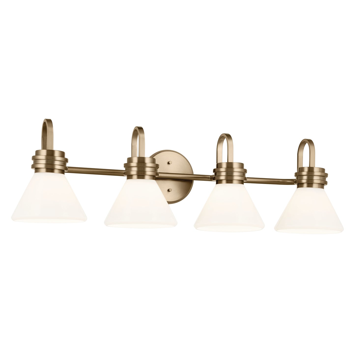 Kichler Farum 34-in 4 -Light Gold Modern/contemporary Vanity light 5384816
