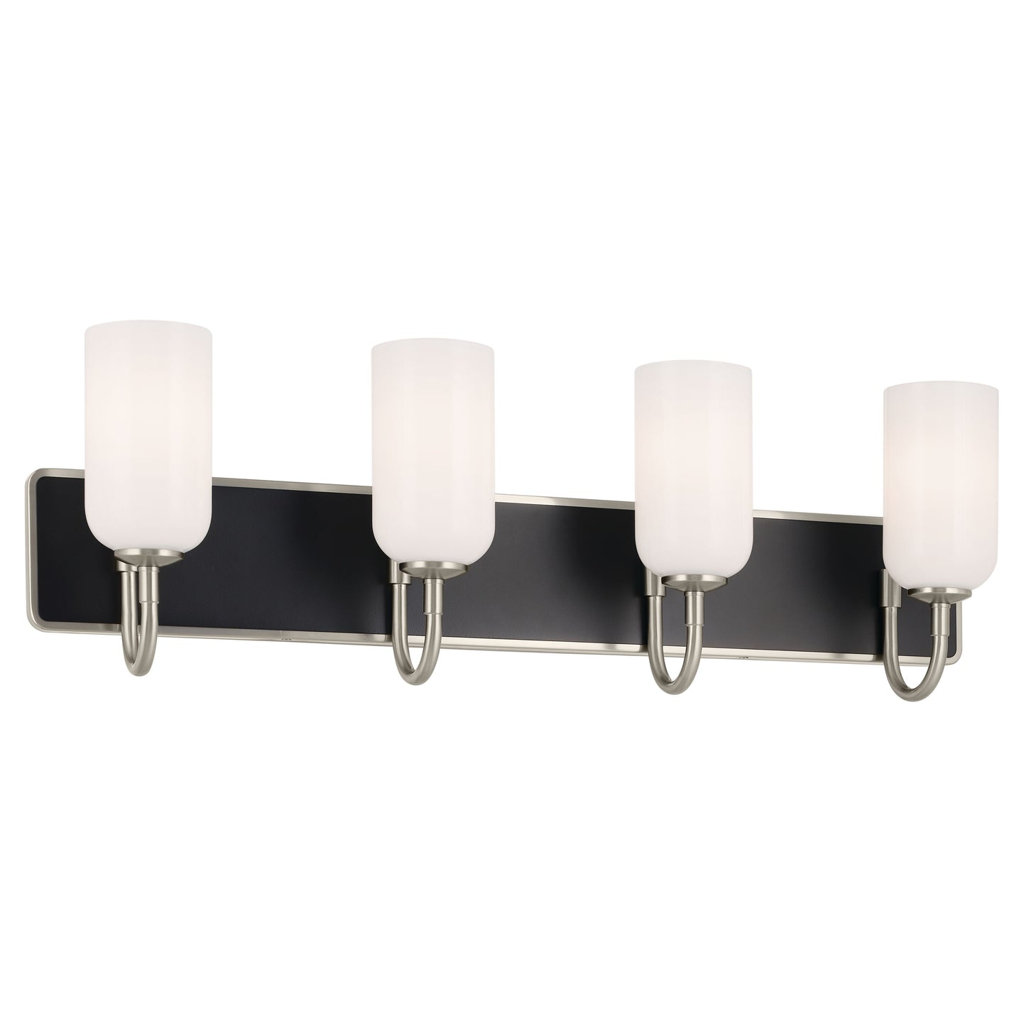 Kichler Solia 32-in 4 -Light Brushed Nickel Modern/contemporary Vanity light 5384838