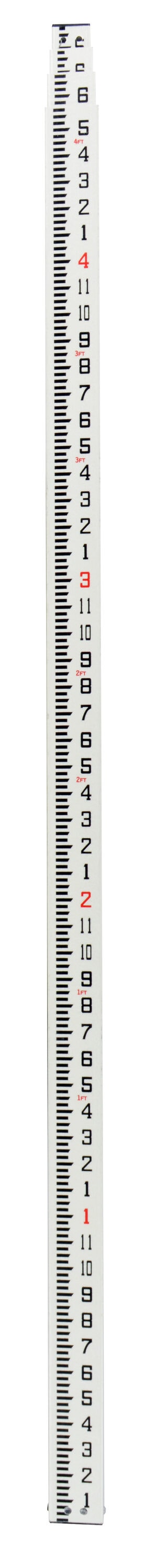 Johnson Level Non-conductive Telescoping Fiberglass Grade Rod with Dual Engineer and Standard Scale 40-6316