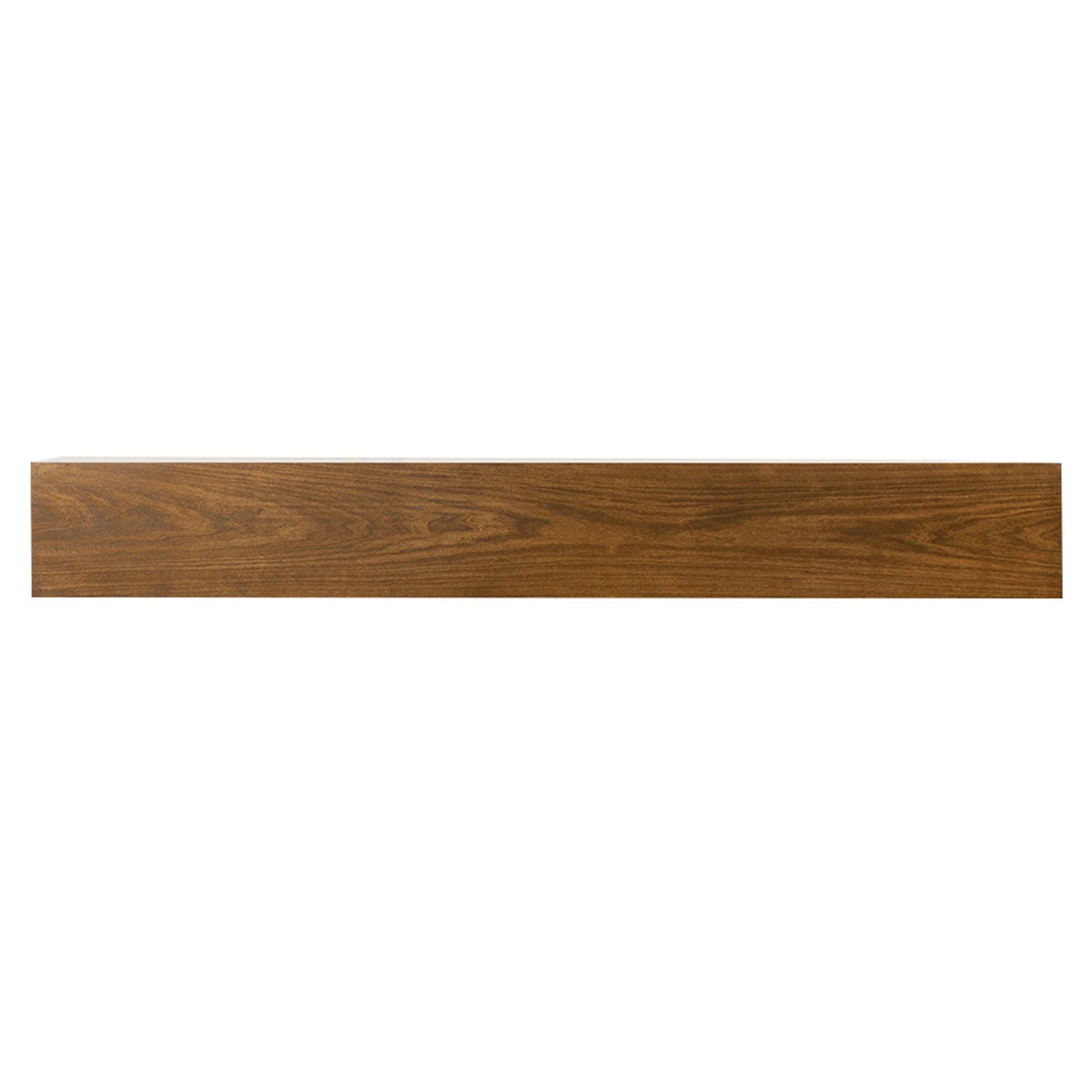 Modern Ember 60-in W x 8-in H x 10-in D Ginger Poplar Hollow Contemporary Fireplace Mantel BOONE-60-POPS-GIN