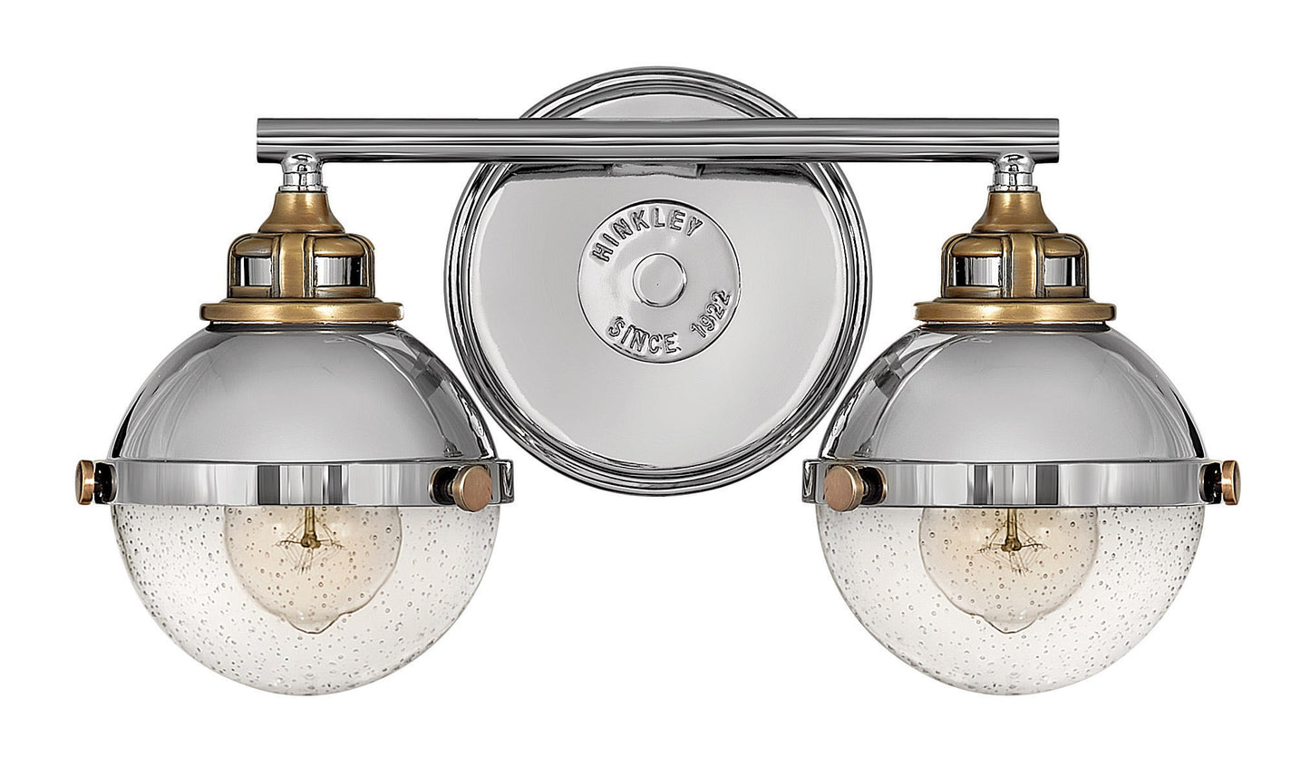 Hinkley Fletcher 16-in 2 -Light Polished Nickel Traditional Vanity light 5663232