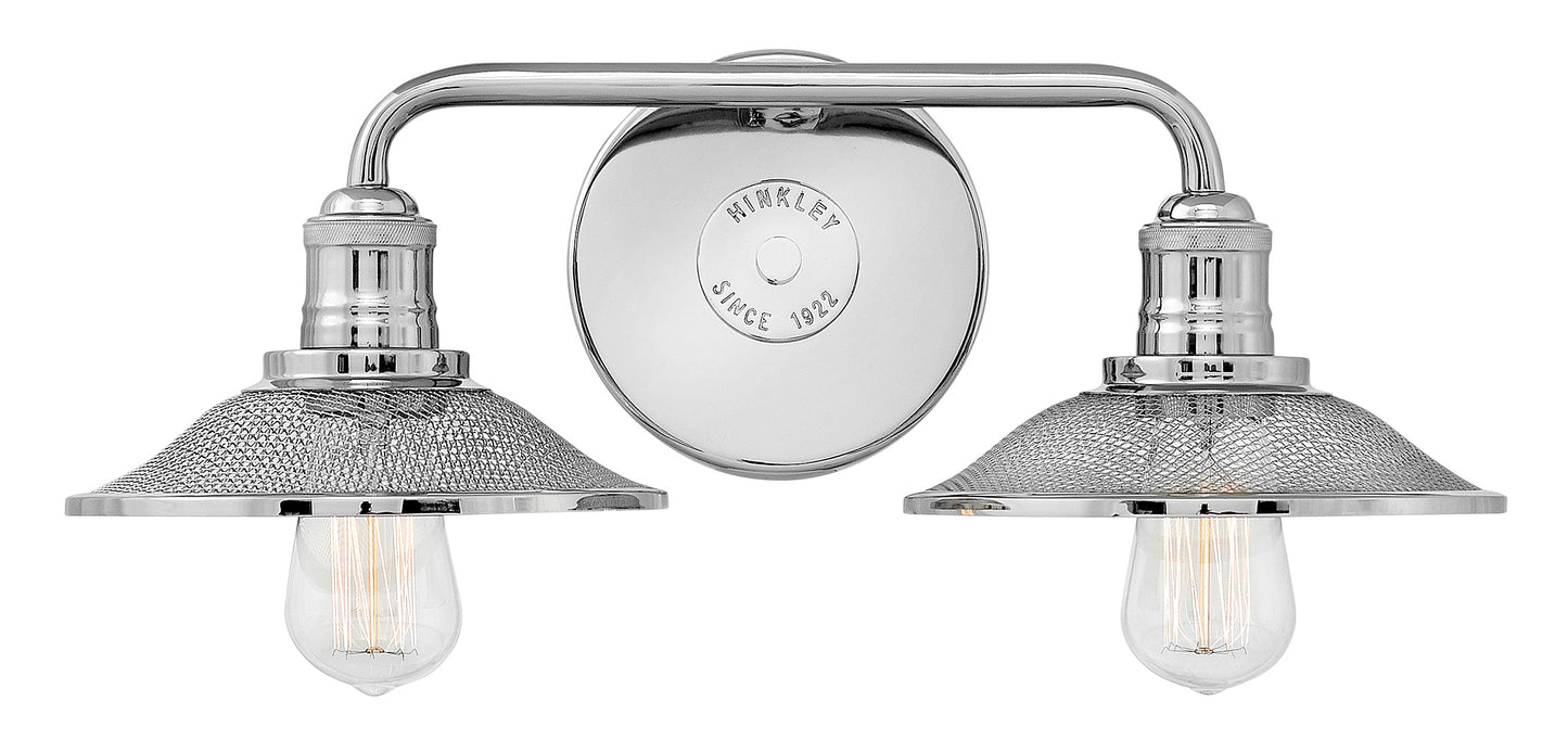 Hinkley Rigby 19-in 2 -Light Polished Nickel Industrial Vanity light 5663234