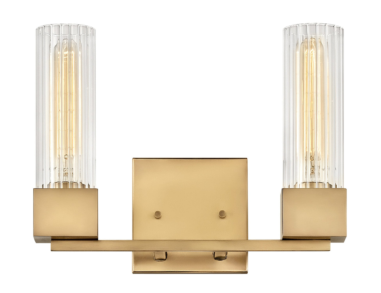 Hinkley Xander 13-in 2 -Light Antique Gold Modern/contemporary Vanity light 5663143