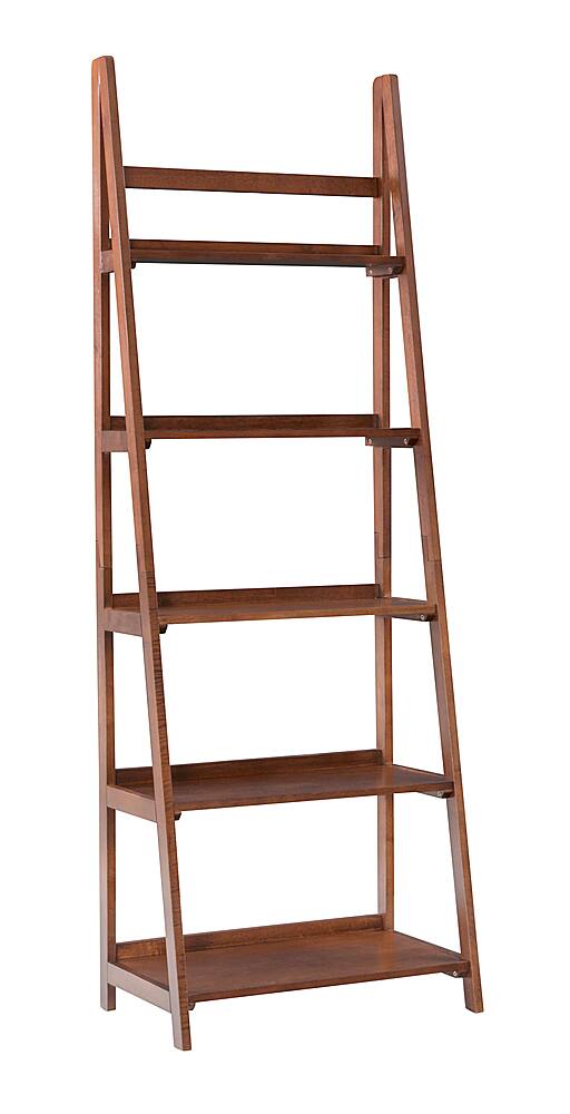 Linon Home Décor - Clayborn 5-Shelf Bookcase - Walnut