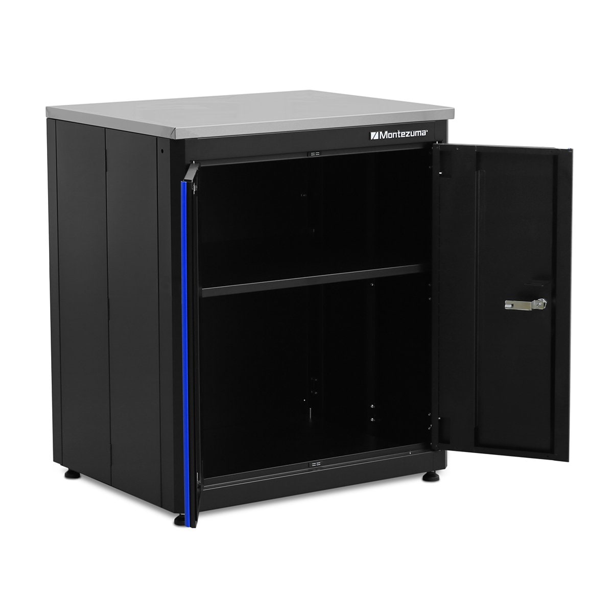 Montezuma 30.55-in W x 34.69-in H-Drawer Steel Tool Cabinet (Black) BKMG30242BC