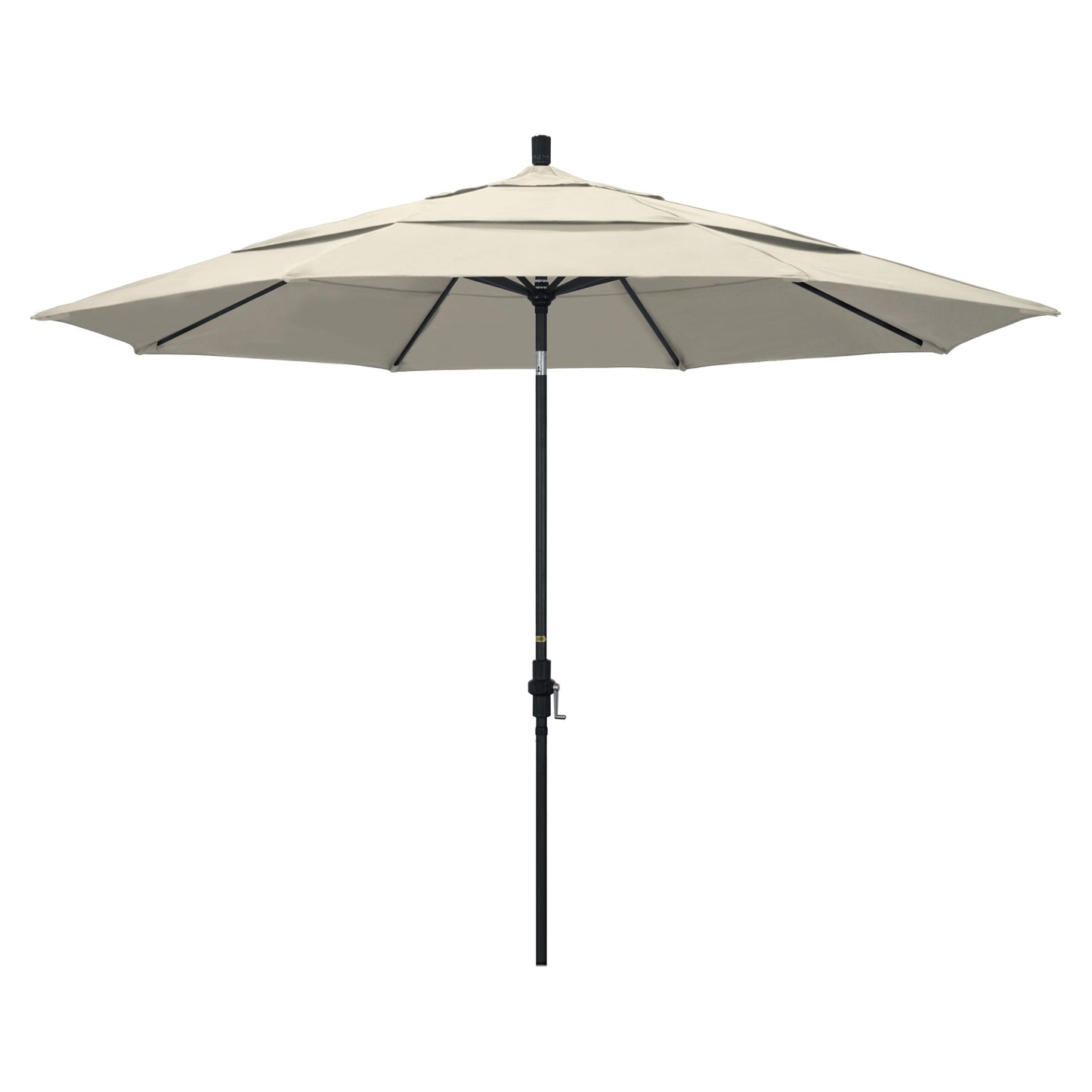 California Umbrella 11-Feet Aluminum Beige Market Patio Umbrella
