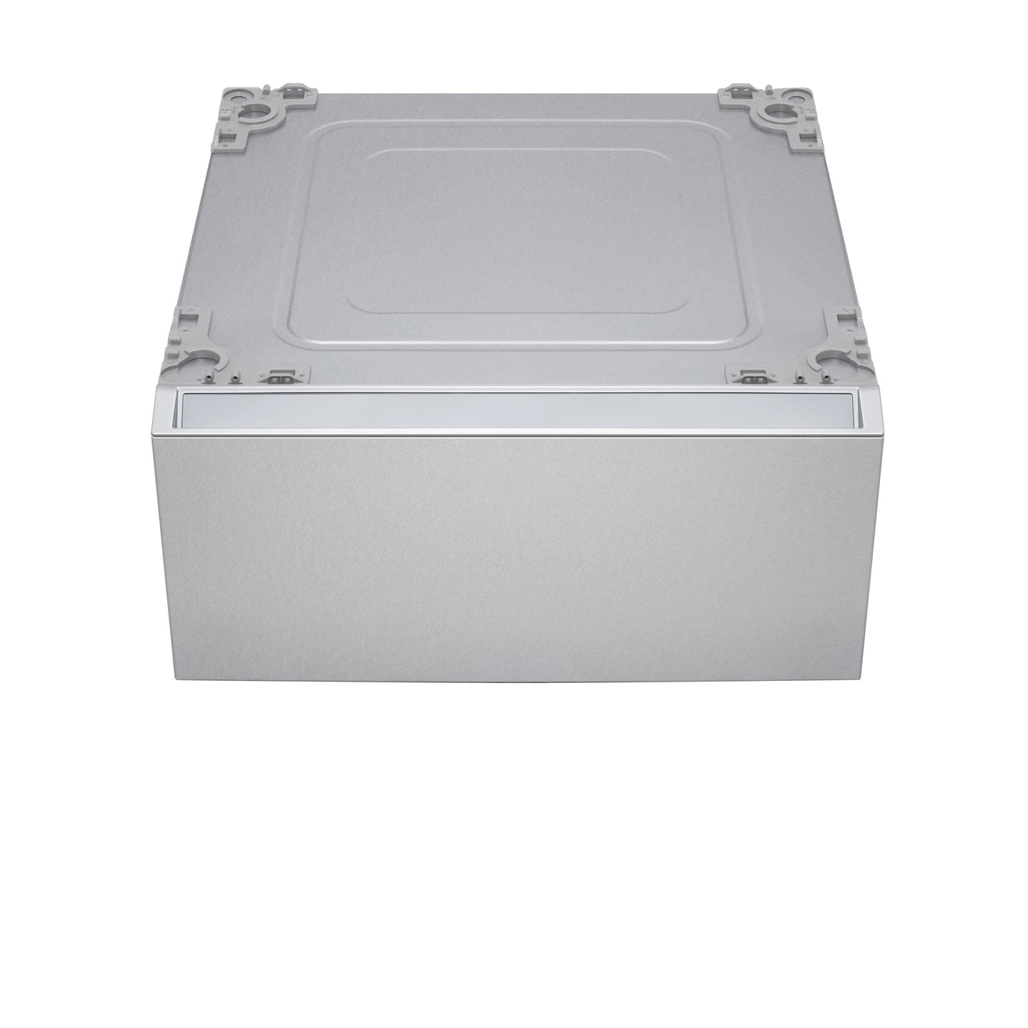 LG Universal Laundry Pedestal ( Platinum Steel ) with Storage Drawer