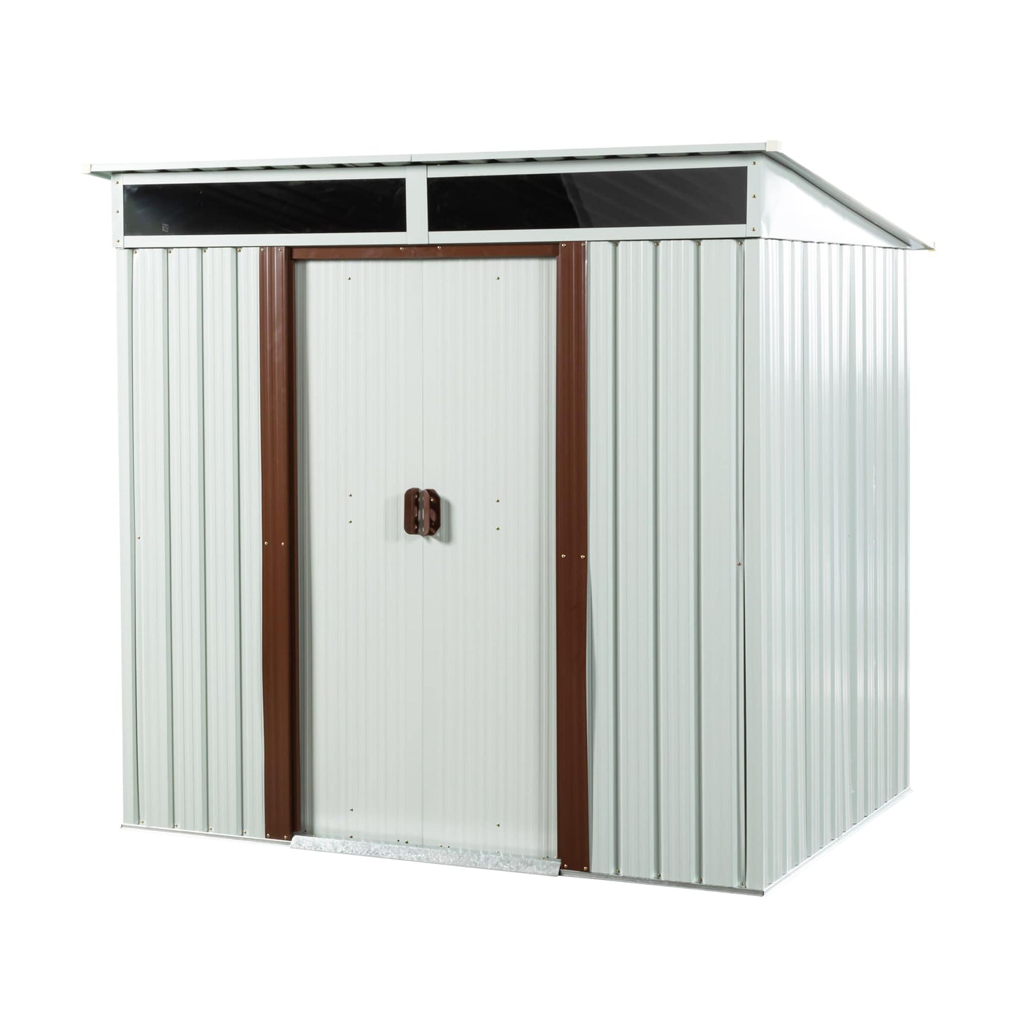 Xspracer 4.58-ft x 6.08-ft Galvanized steel Metal Storage Shed