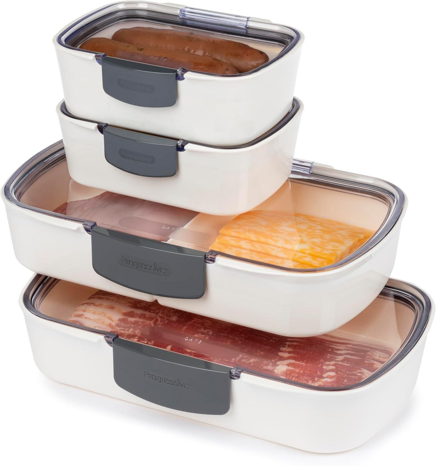 ProKeeper 4-Piece Deli Container Set \u2013 Airtight, BPA-Free Food Storage with Freshness Lock, Ideal for Deli Meats, Cheese, and Produce