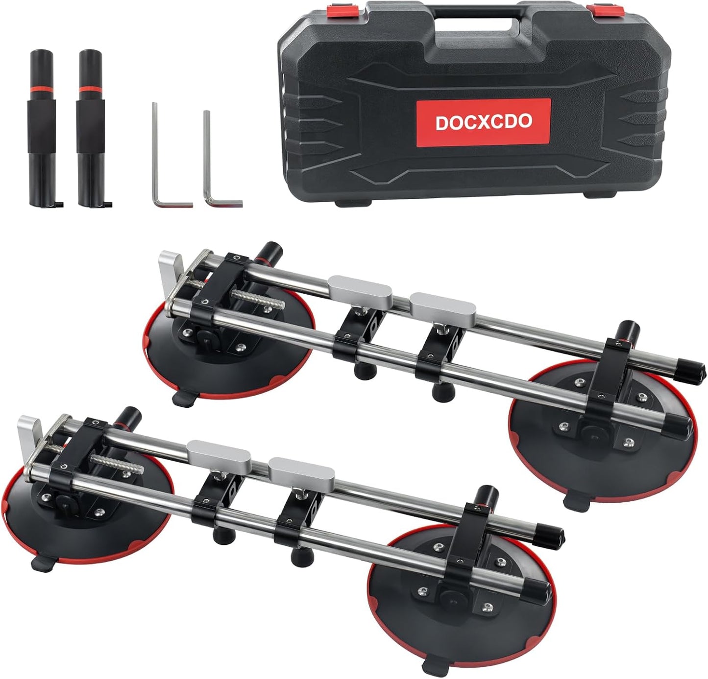 Seamless Stone Seam Setter,2 Pack Granite Seam Setter for Countertop Joining & Leveling Installation Tool for Tile,Granite, Stone, Marble, Slab(With 2 Replacement Air Pump)