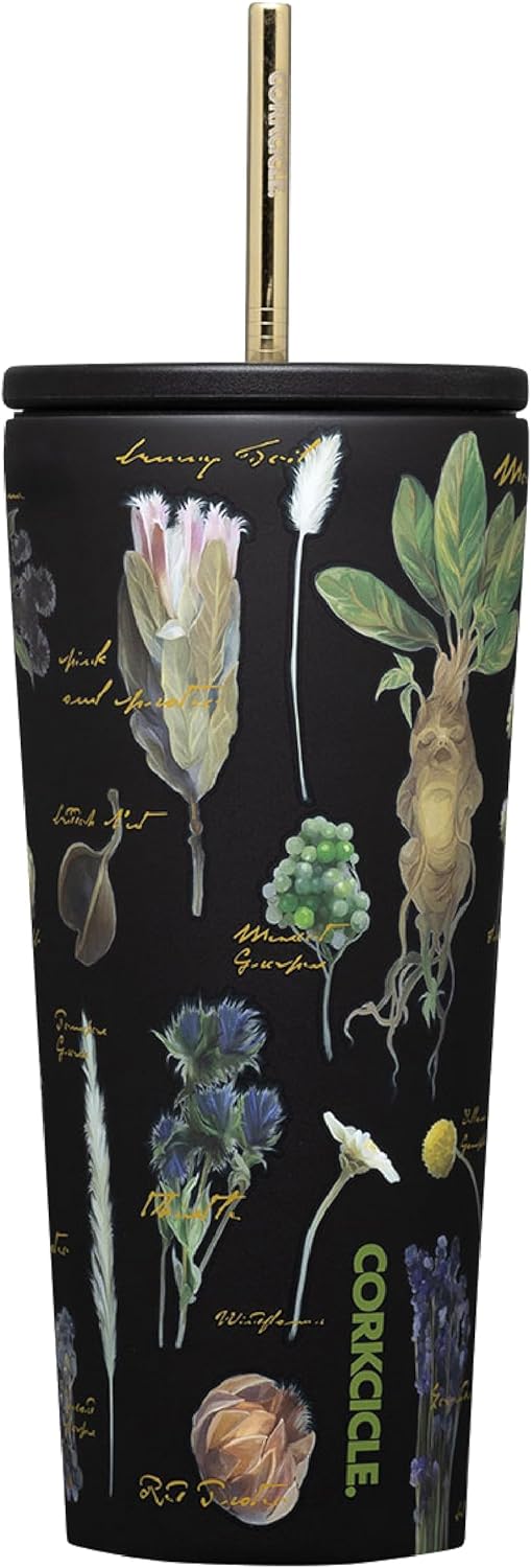 Corkcicle Warner Brothers Cold Cup - Keeps Drinks Cold for 12 Hours - Triple-Insulated Stainless Steel - Straw & Screw-On Lid - Summer Drinkware Gift - Keeps Drinks Ice Cold - 24 oz - Harry Potter