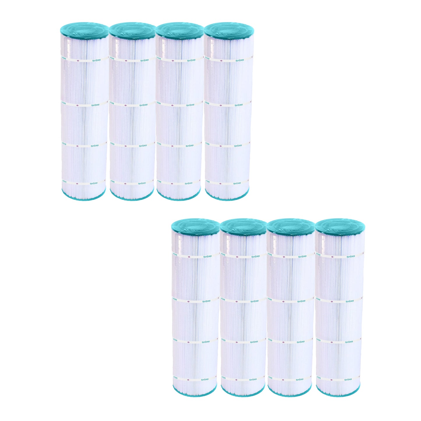 Hurricane 8 Pack HF7489-04 Advanced Pool and Spa Filter Cartridge Replacement