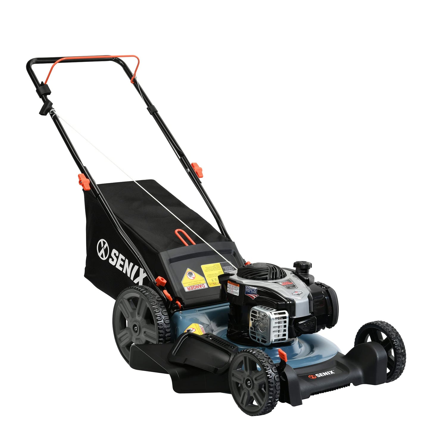 SENIX 21 In. 140cc 4-Cycle 3-In-1 Push Gas Lawn Mower