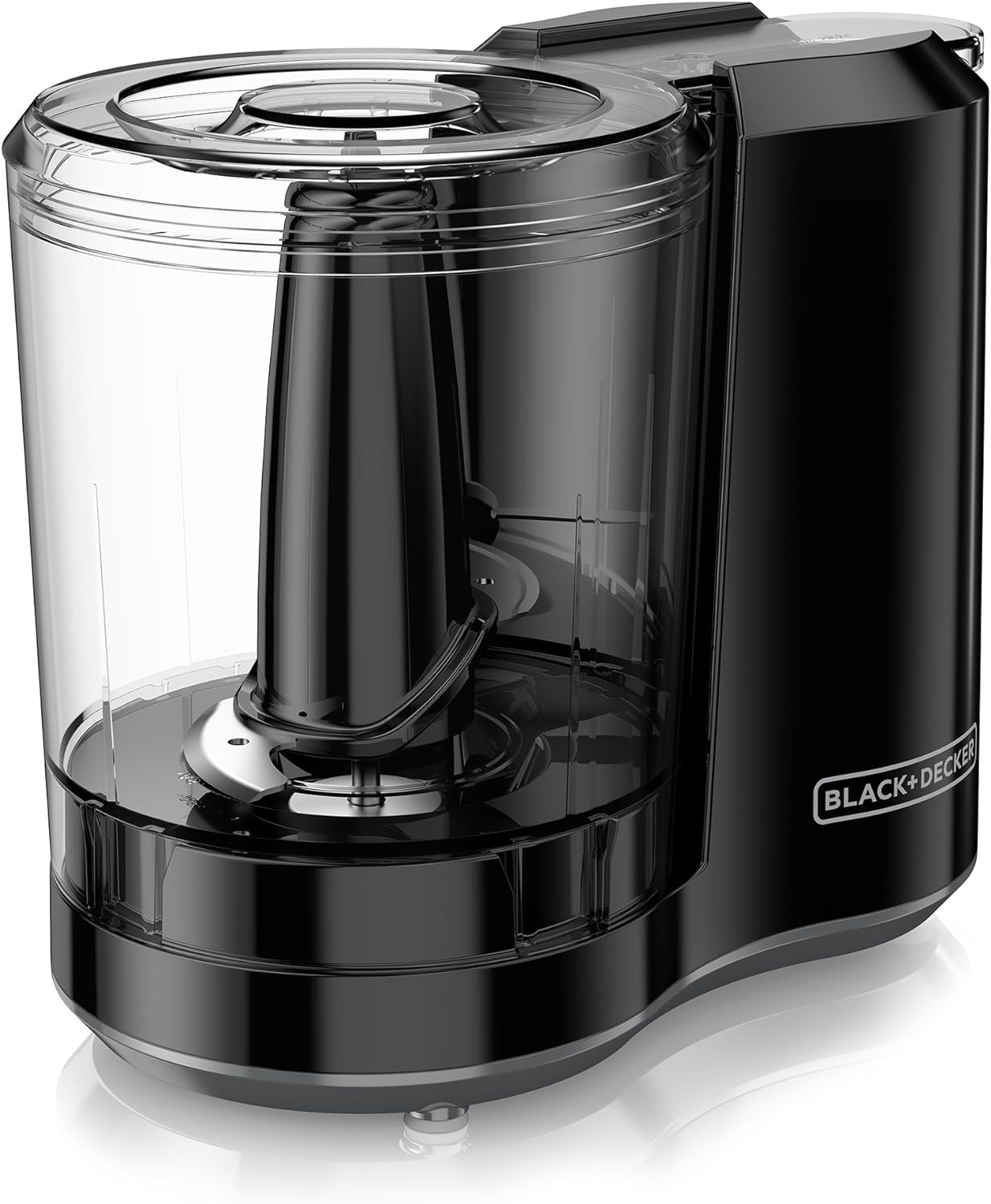 BLACK+DECKER 3-Cup Electric Food Chopper, HC300B, One Touch Pulse, 175W Motor, Stay-Sharp Blade, Dishwasher Safe