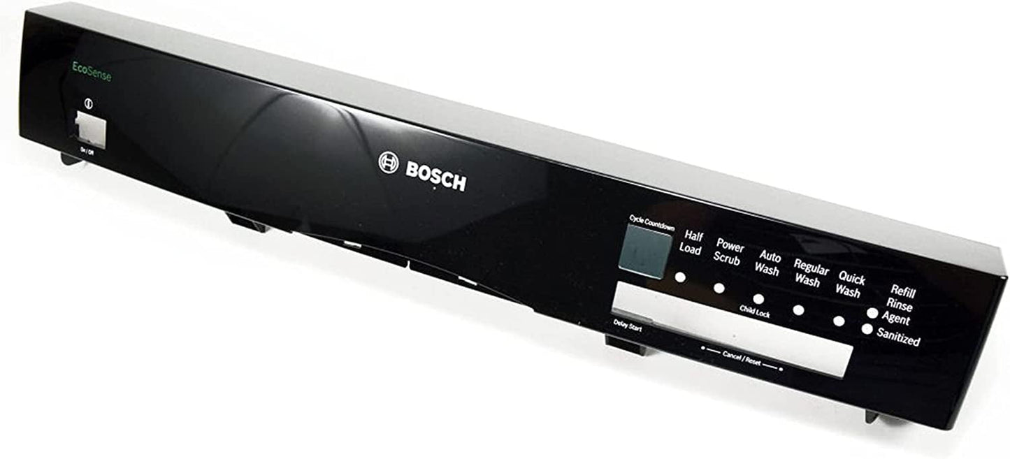 Bosch Genuine OEM 683957 Dishwasher Control Panel - (Black)