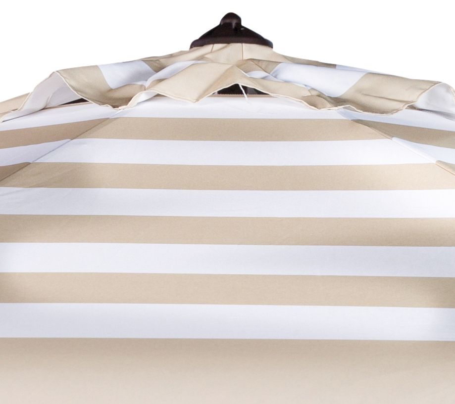 Safavieh Maui Single Scallop Striped 9' Umbrella