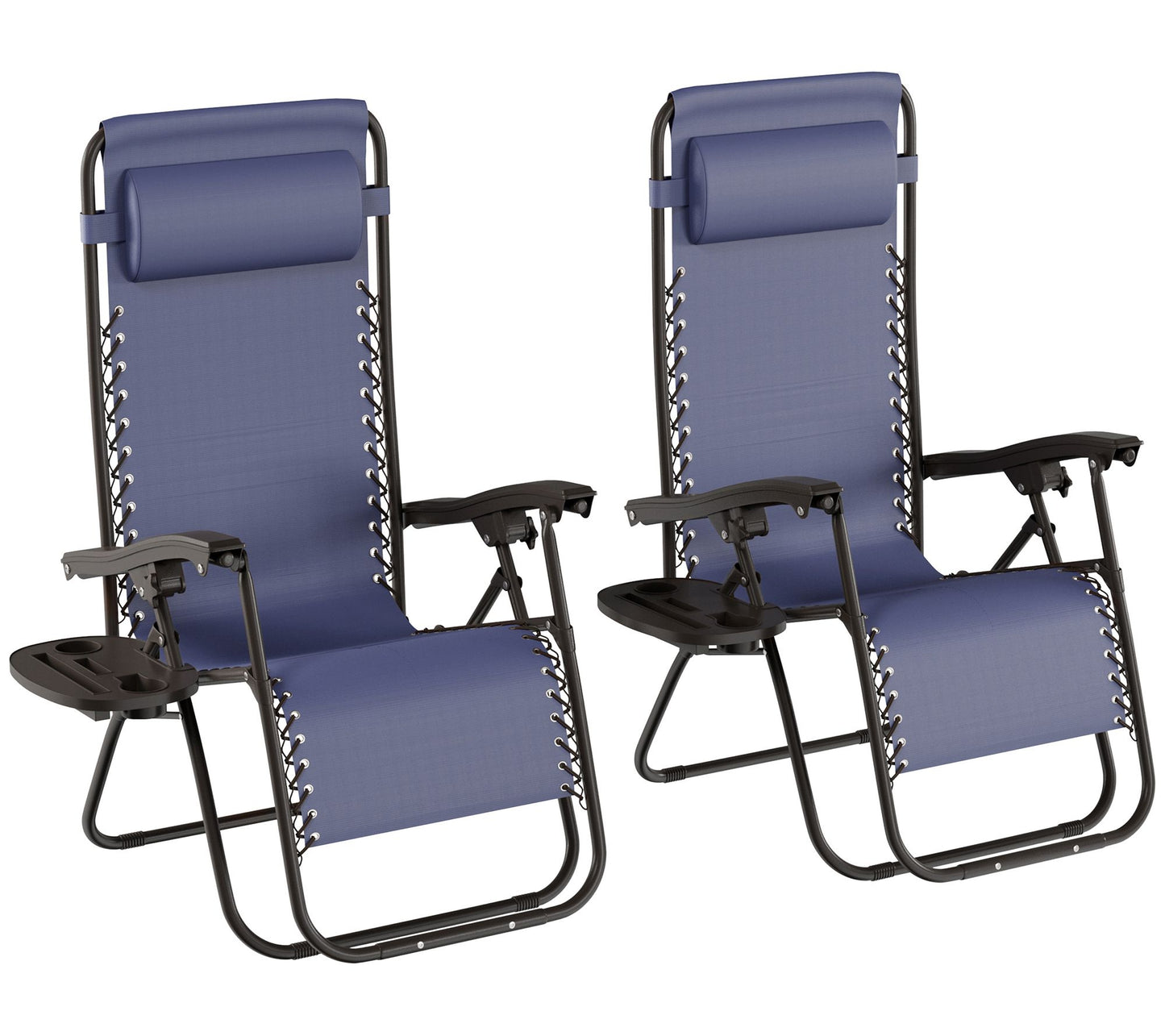 Set of 2 Zero Gravity Lounge Chairs by Lavish Home