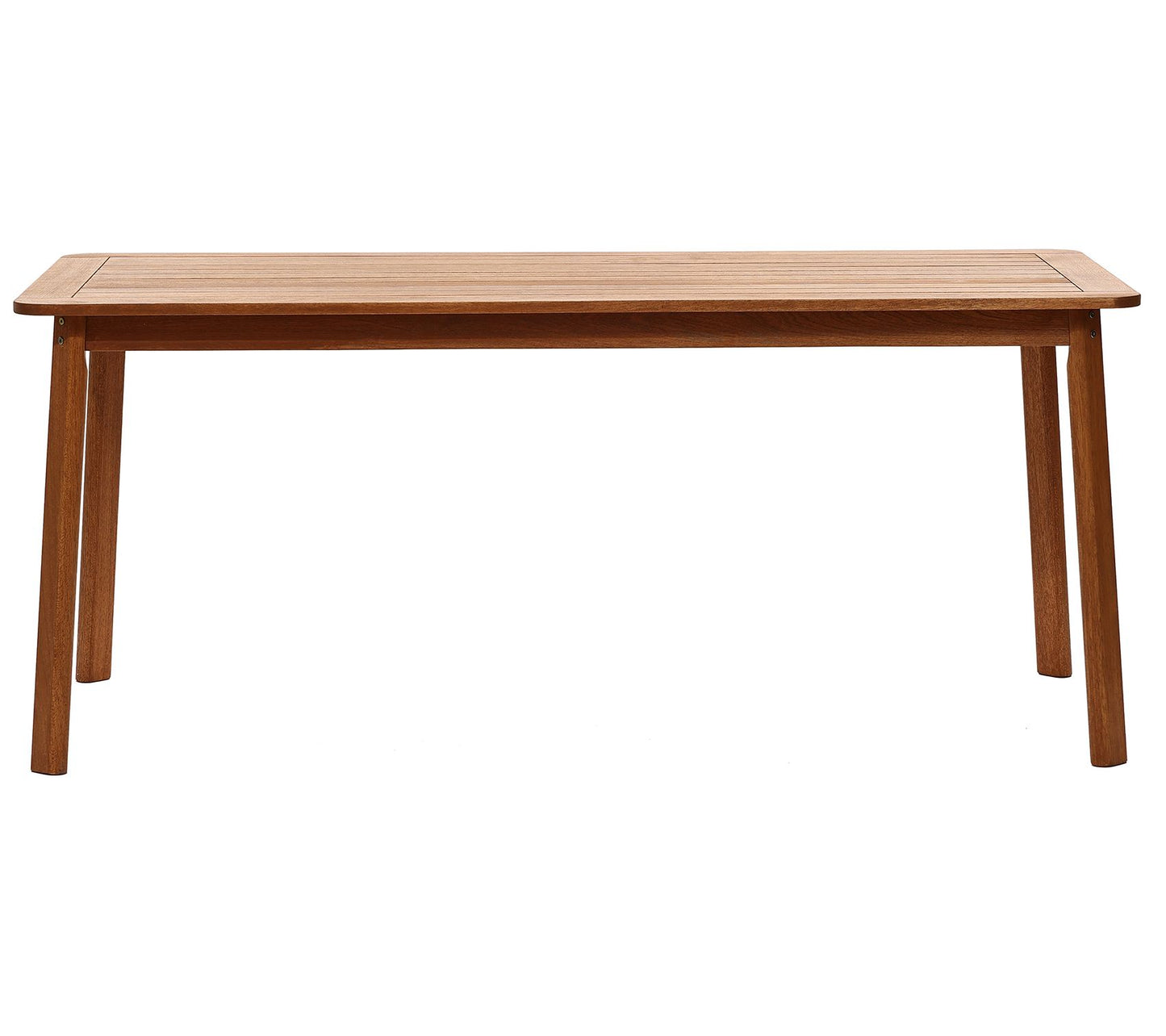 LuxenHome Outdoor Wooden Rectangular Dining Table