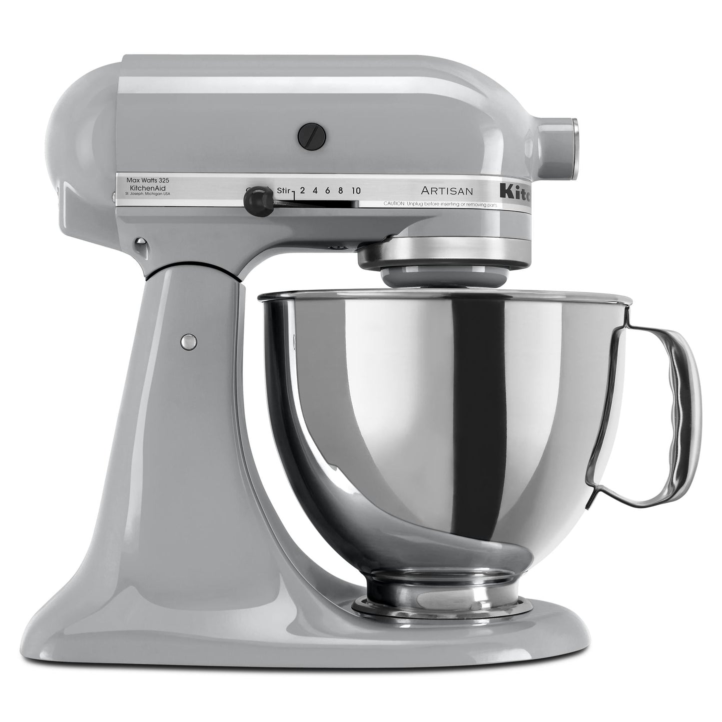 KitchenAid Artisan Metallic Chrome 5-Quart Tilt-head Stand Mixer KSM150PSMC