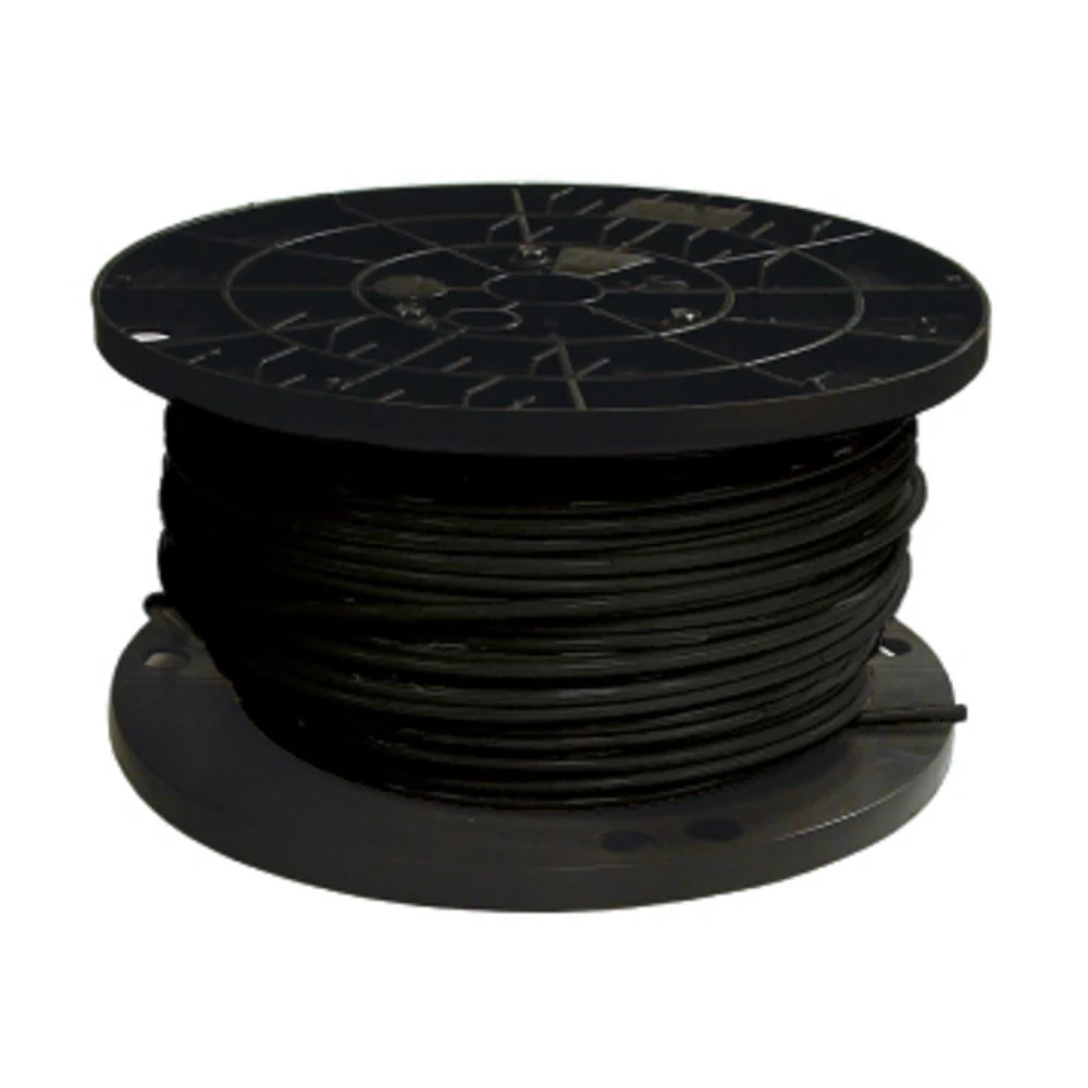 Southwire SIMpull 500-ft 8-AWG Black Stranded Copper Thhn Wire (By-the-roll) 20488345