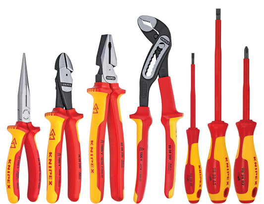 KNIPEX 7-Pack Assorted Pliers with Soft Case 9K 98 98 27 US
