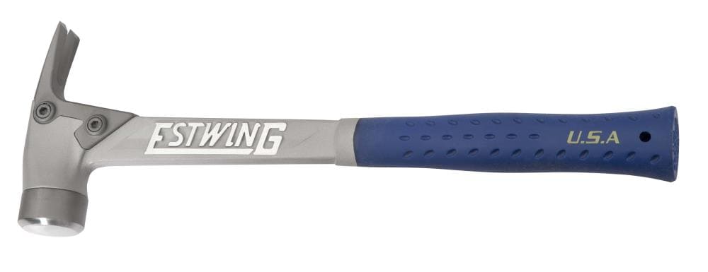 Estwing 14-oz Smooth Face Steel Head Rubber Framing Hammer ALBL