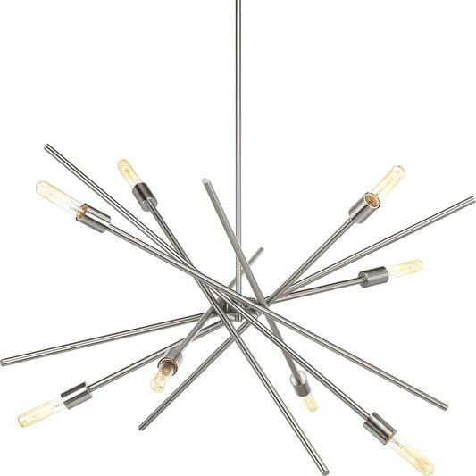 Progress Lighting Astra 8-Light Brushed Nickel Modern/ContemporaryChandelier 3620847