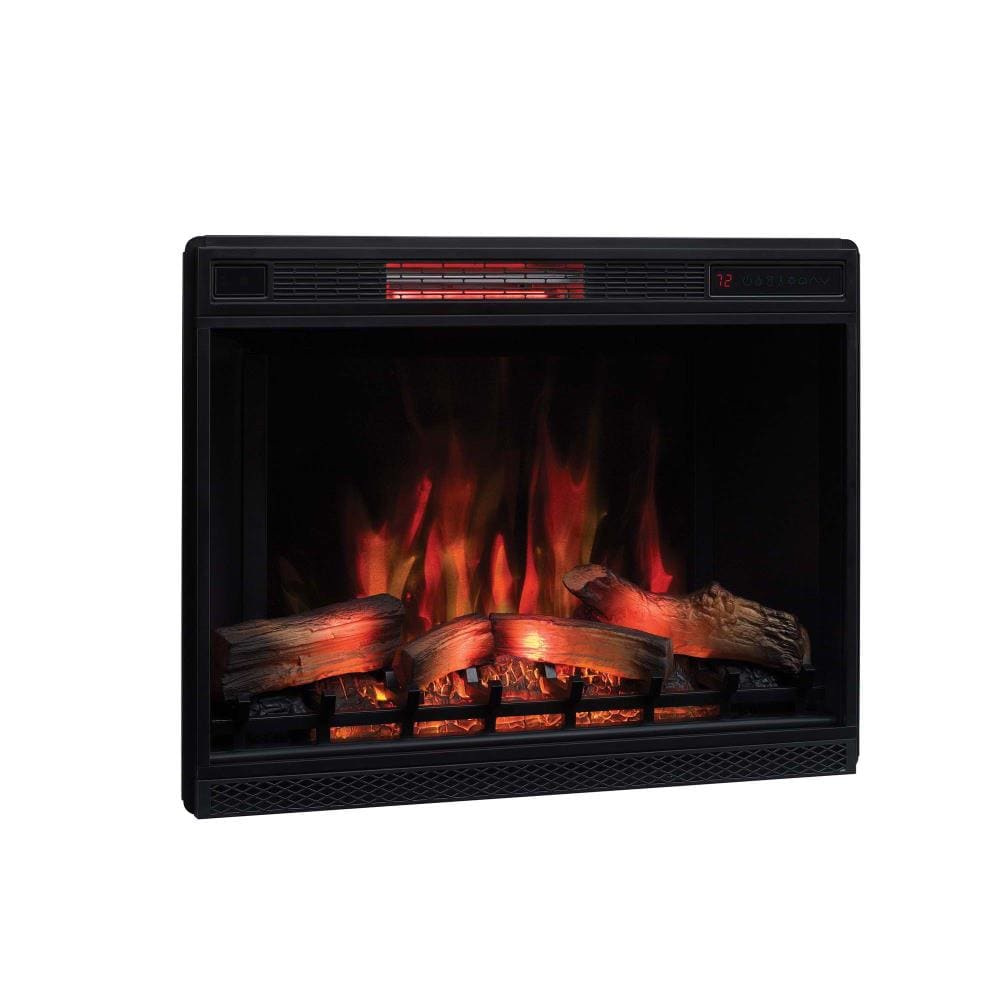 ClassicFlame 34.1-in Black Electric Fireplace Insert 33II042FGL