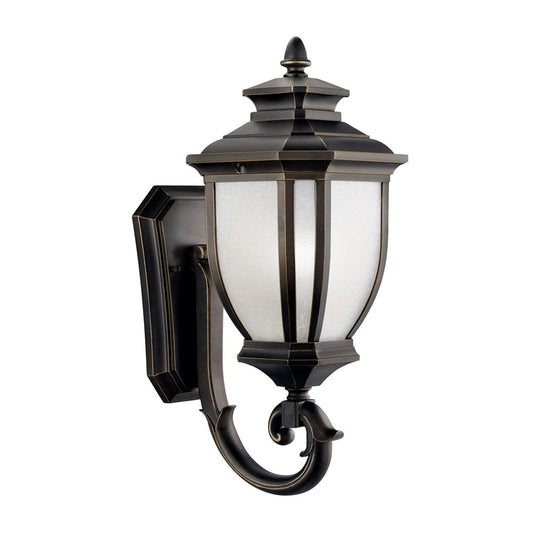 Kichler Salisbury 1 -Light 19.25-in H Oil-rubbed Bronze Hardwired Outdoor Wall Light 1253743