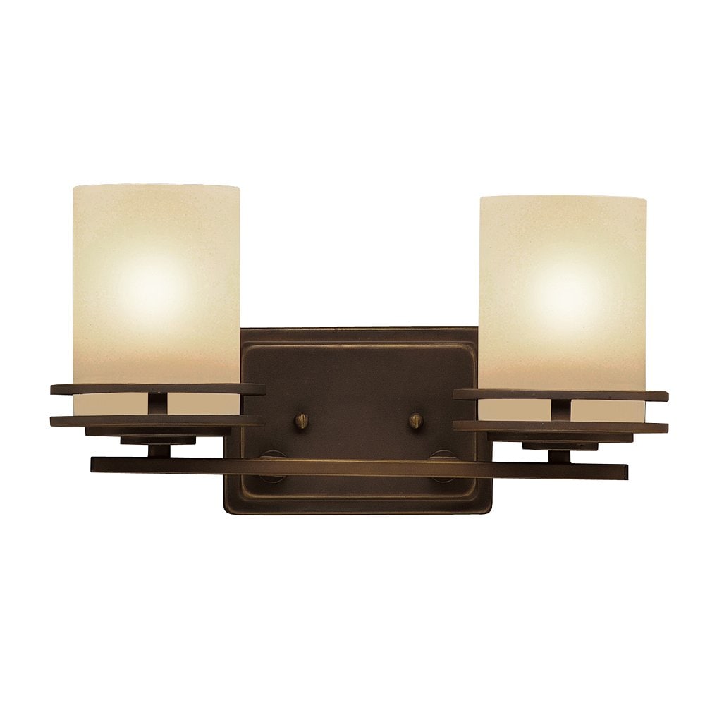 Kichler Hendrik 14.5-in 2 -Light Antique Bronze Modern/contemporary Vanity light 1252311