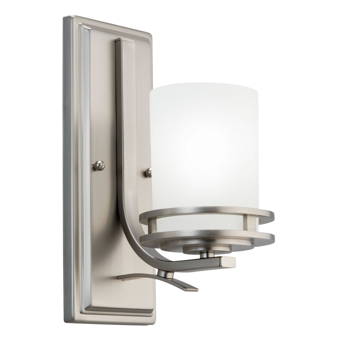 Kichler Hendrik 5.25-in 1 -Light Brushed Nickel Modern/contemporary Vanity light 1252307
