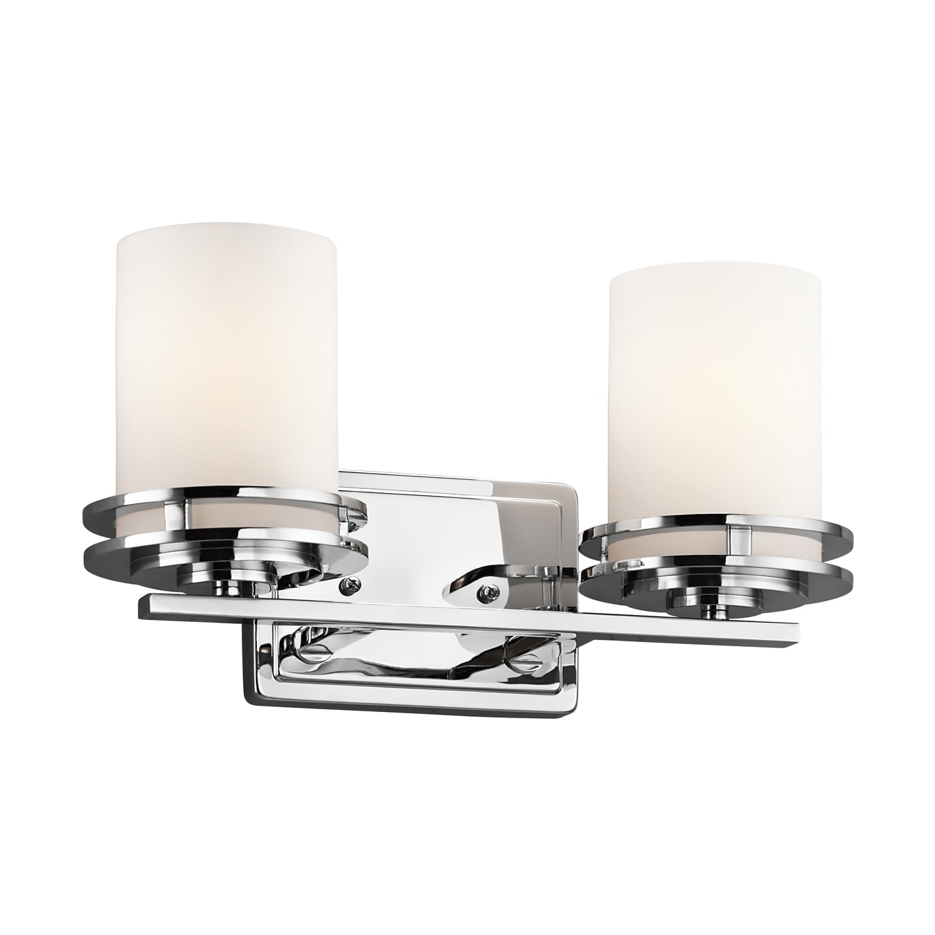 Kichler Hendrik 14.5-in 2 -Light Chrome Modern/contemporary Vanity light 1252309