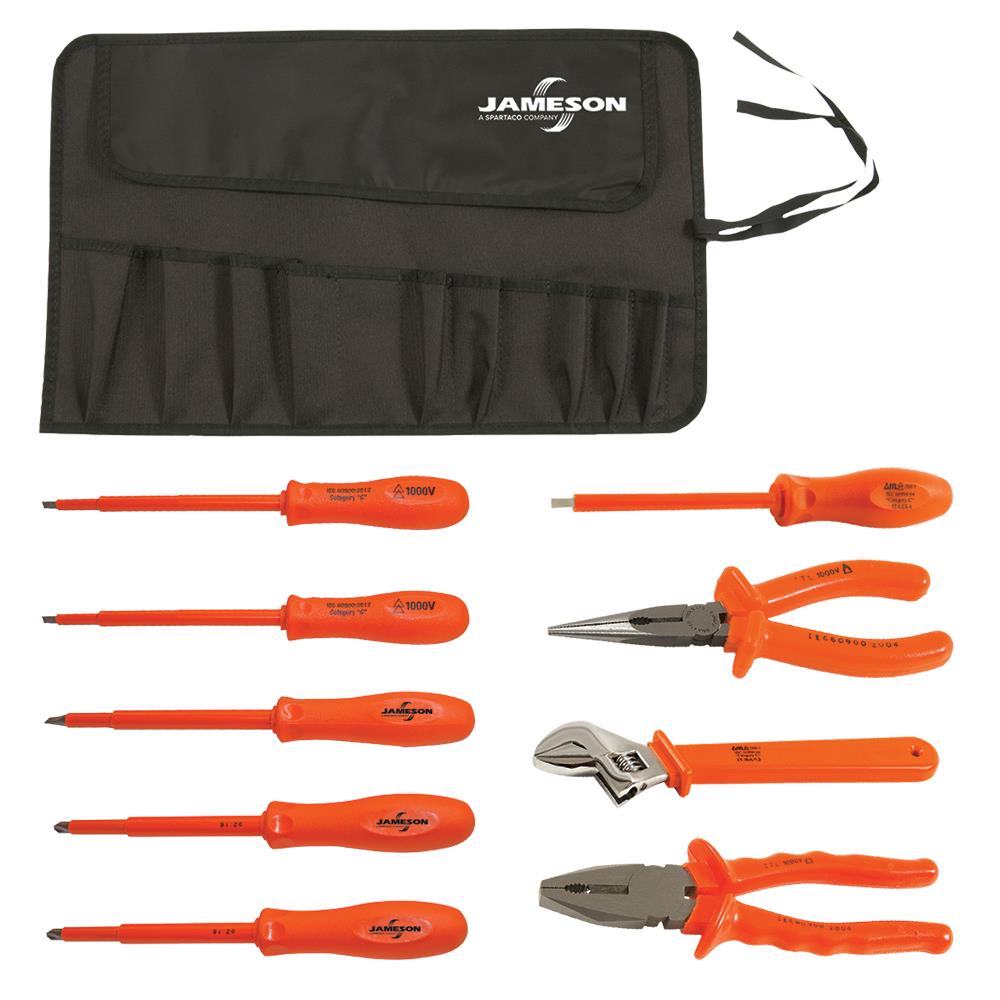 Jameson General Purpose Tool Set 9-Piece Household Tool Set with Soft Case JT-KT-00006