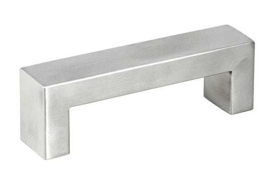 Kingsman Hardware Bold series 3-3/4-in (96Mm) Center to Center Brushed Nickel Rectangular Bar Drawer Pulls (50-Pack) 711-10-50