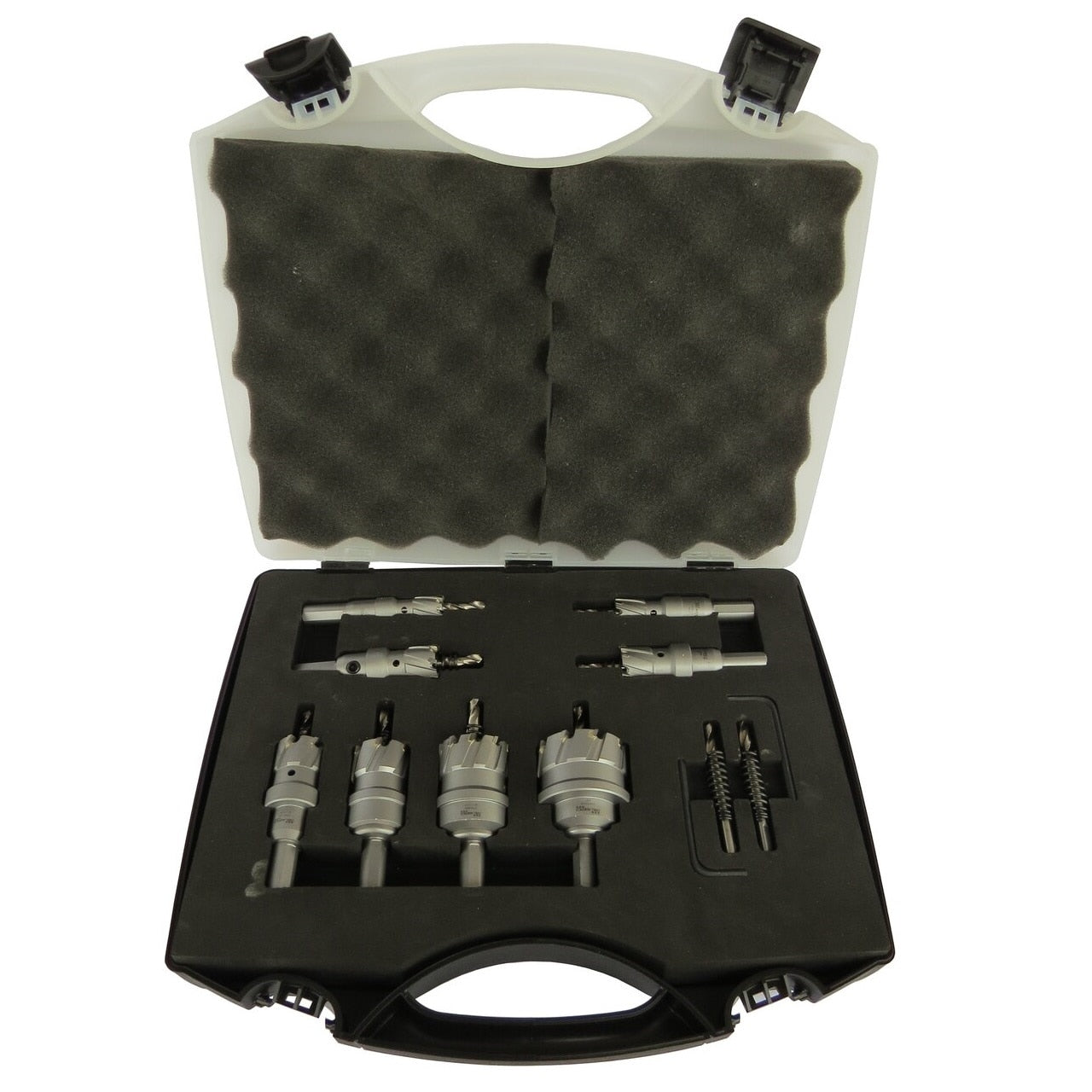 Drill America Carbide-tipped Arbored Hole Saw Set with Hard Case CTH5000